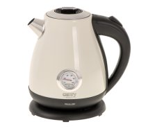 Camry Kettle with a thermometer CR 1344 Electric  2200 W  1.7 L  Stainless steel  360 degrees  rotational base  Cream ( CR 1344 creme CR 1344 creme ) Elektriskā Tējkanna