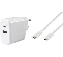 Vivanco charger USB-C - USB-A 65W 1m (62773) 4008928627732 ( 62773 62773 62773 ) datortehnikas aksesuārs