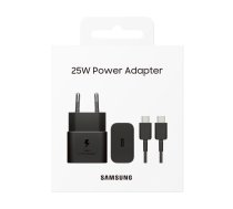 Ladetajs Samsung EP-T2510XBEGEU 25W + USB-C kabelis melns 8806094912029 (8806094912029) ( JOINEDIT57838458 ) iekārtas lādētājs