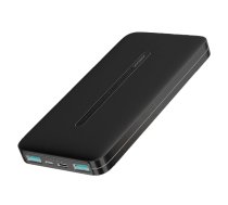 Joyroom power bank 10000mAh 2 1A 2x USB black (JR-T012 black) ( 6941237160331 JR T012 black 6941237160331 JR T012 Black JR T012 BK JYR034BLK ) Powerbank  mobilā uzlādes iekārta