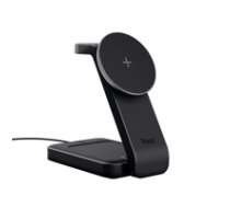 Trust Viro 3-in-1 Wireless Magnetic Charge Stand Qi melna - Bezvadu ladetajs ( 25464 ) telefons