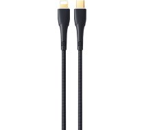 Cable USB-C do Lightning Remax Bosu  1 2m  20W (black) ( RC C063 Black RC C063 Black RC C063 Black ) USB kabelis