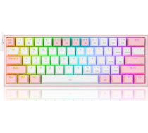 Redragon K617 Fizz RGB white/pink ( K617 RGB pink ) klaviatūra