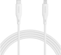 Kabel USB Ricomm USB-C - Lightning 1.2 m Czarny (RLS004CLW) ( RLS004CLW RLS004CLW ) USB kabelis