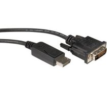 ROLINE DisplayPort Kabel DP ST - DVI ST 2 0m (11.04.5610) 7611990186327 ( 11.04.5610 11.04.5610 )