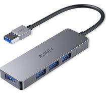 HUB CB-H3 USB-A aluminum  Ultra Slim  4w1  4xUSB 3.0  5Gbps ( CB H36 CB H36 ) USB centrmezgli