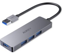 HUB CB-H3 USB-A aluminum Ultra Slim 4w1 4xUSB 3.0 5Gbps ( CB H36 ) USB centrmezgli