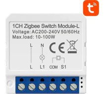 Smart Switch Module ZigBee Avatto LZWSM16-W1 No Neutral TUYA ( LZWSM16 W1 LZWSM16 W1 LZWSM16 W1 )