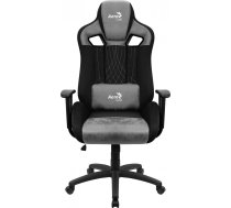 Aerocool EARL AeroSuede Universal gaming chair Black  Grey ( AEROAC 180EARL GREY AEROAC 180EARL GREY ) datorkrēsls  spēļukrēsls