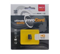 Imro MicroSD 32GB cl.10  UHS-I ( MicroSD10/32G UHS I MicroSD10/32G UHS I MicroSD10/32G UHS I ) atmiņas karte