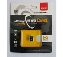 Imro memory card 16GB microSDHC cl. 6 ( MicroSD4/16G MicroSD4/16G MicroSD4/16G ) atmiņas karte