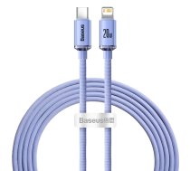 Baseus Crystal cable USB-C to Lightning 20W PD 2m (violet) ( CAJY000305 6932172602796 81338-uniw FD-2310-6932172602796 ) USB kabelis