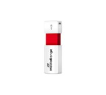 USB-Stick 4GB MediaRange USB 2.0 Slider red ( MR970 ) USB Flash atmiņa