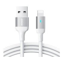 USB kabelis Joyroom S-UL012A10 USB to Lightning 2.4A 1.2m balts 6941237198891 (6941237198891) ( JOINEDIT57830934 )