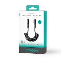 Fast Charging cable for car Joyroom Type-C to Lightning Easy-Travel Series 30W 1.5m coiled (black) 6956116759902 ( 6956116759902 SA38-CL3 1.5 Bl ) USB kabelis