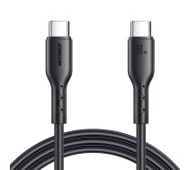 USB kabelis Joyroom SA26-CC3 USB-C to USB-C 60W 1.0m melns 6941237107992 (6941237107992) ( JOINEDIT57830712 ) USB kabelis