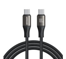 Joyroom SA25-CC5 USB-C to USB-C 100W 2.0m melns ( 6941237102935 6941237102935 SA25 CC5 2m black ) USB kabelis