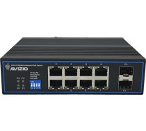 AVIZIO Switch 8x RJ45 PoE 1Gb/s + 2x SFP  Uplink 1Gb/s ( AV SU8GP2FI AV SU8GP2FI ) komutators