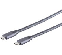 Kabel USB Sandberg USB-C - USB-C 2 m Szary (13-47030) 13-47030 (4017538085030) ( JOINEDIT30889028 ) USB kabelis