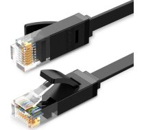 Ugreen Plaski kabel sieciowy UGREEN Ethernet RJ45  Cat.6  UTP  0 5m (czarny) 50172 (6957303851720) ( JOINEDIT26084640 ) tīkla kabelis