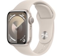Apple Watch Series 9 GPS 41mm Starlight Aluminium Case with Starlight Sport Band - S/M 195949029455 ( MR8T3QC/A MR8T3QC/A ) Viedais pulkstenis  smartwatch