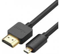 Kabel Ugreen HDMI Micro - HDMI 1.5m czarny (54697) 54697 (6957303831029) ( JOINEDIT26087474 ) kabelis video  audio