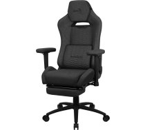 Aerocool ROYALASHBK Premium Ergonomic Gaming Chair Legrests Aeroweave Technology Black ( AEROROYAL ASH BLACK 4711099472765 ) datorkrēsls spēļukrēsls