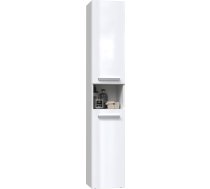 Bathroom cabinet NEL I 31x30x174 cm  white  glossy ( NEL I BIEL POL NEL I BIEL POL NEL I BIEL POL )