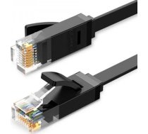 Ugreen Plaski kabel sieciowy UGREEN Ethernet RJ45  Cat.6  UTP  1m (czarny) 50173 (6957303851737) ( JOINEDIT17649997 ) tīkla kabelis