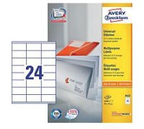 Avery Zweckform Etykiety Uniwersalne  Biale 70x35mm 100 arkuszy (3422) 3422 (4004182034224) ( JOINEDIT40907685 ) uzlīmju printeris