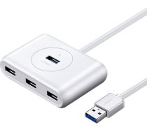 Ugreen multifunctional USB HUB Type c - 4 x USB 3.0 1m white (CR113) ( 6957303822836 20283 ugreen 6957303822836 UGR1282WHT ) USB kabelis