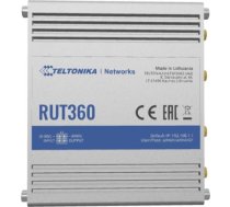 Teltonika RUT360 (EU) LTE Industrial 4779027312804 Router 18 W Euro PSU 2 x LTE W125944290 ( RUT36000000 ) Rūteris