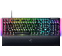 Razer BlackWidow V4 Mechanical Gaming Keyboard  Yellow Switch  US Layout  Wired  Black ( RZ03 04691800 R3M1 RZ03 04691800 R3M1 RZ03 04691800 R3M1 ) klaviatūra