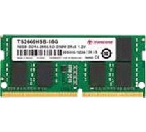 Transcend Branded - DDR4 - Modul - 8 GB - SO DIMM 260-PIN - 3200 MHz / PC4-25600 - CL22 - 1.2 V - ungepuffert - non-ECC 0760557853183 ( TS3200HSB 16G )