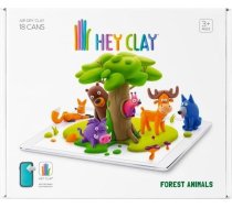 Tm Toys Hey Clay - Masa plastyczna Zwierzeta lesne HCL18011 HCL18011 (5904754600989) ( JOINEDIT42631189 ) konstruktors
