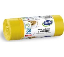 Stella Worki z uszami STELLA  do segregacji plastiku i metali  60 l  14 szt.  zolte  zolty ST-ST-035144 (5903936035144) ( JOINEDIT40854782 ) atkritumu tvertne