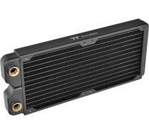 Water cooling Pacific C240 slim radiator (240mm 2x G 1/4 copper) black ( CL W227 CU00BL A ) procesora dzesētājs ventilators
