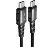 Kabel USB Acefast USB-C - USB-C 1.2 m Czarny (6974316280521) ( 6974316280521 6974316280521 ) USB kabelis