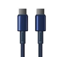 Baseus Tungsten Gold Fast Charging Data Cable Type-C to Type-C 100W 1m Deepsea Blue P10319800321-03 (6932172655594) ( JOINEDIT65806487 )