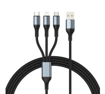 BWOO Fast 3 in 1 USB 3A Charging Cable X274 X274 (6933654809849) ( JOINEDIT65708552 )