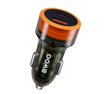 BWOO 38W fast transparent car charger BO-CC85 QC 18W + PD 20W BO-CC85 (6933654810289) ( JOINEDIT65703734 )