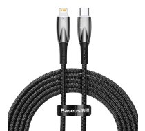 USB-C cable for Lightning Baseus Glimmer Series 20W 2m (Black) ( CADH000101 135456-uniw 6932172617875 ) USB kabelis