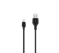 XO NB103 Lightning USB Datu un uzlādes Kabelis 1m NB103-BK (6920680862702) ( JOINEDIT54721074 )