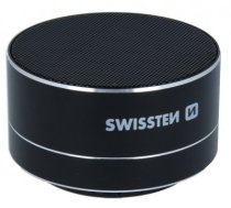 Swissten Bluetooth 4.0 Bezvadu Skaļrunis ar Micro SD / Telefona Zvana Funkcija / Metāla Korpus / 3W / Melns ( i METAL BK 52104431 ) pārnēsājamais skaļrunis