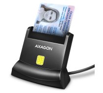 Axagon Universal desktop USB contact Smart/ID card reader with long USB-A cable ( CRE SM4N 8595247907004 CRE SM4N ) karšu lasītājs