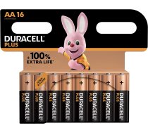 Duracell Batterie Plus NEW - AA (MN1500/LR06) Mignon   16St. ( 141025 141025 ) UPS aksesuāri