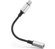 INLINE - Lightning auf Kopfhörerstecker Adapter - Lightning (M) bis Mini-Stecker (W) - 10 cm - Schwarz - für Apple iPad/iPhone/iPod (Lightni ( 31440 Inline_ 31440 ) USB kabelis