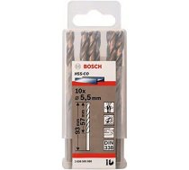 Bosch metal twist drill HSS-Co  DIN 338  5.5mm (10 pieces  working length 57mm) 2608585888 (3165140521239) ( JOINEDIT40962136 )