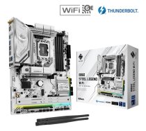 Asrock B860 Steel Legend WiFi Intel B860 LGA 1851 (Socket V1) ATX ( B860 Steel Legend WiFi 90-MXBR30-A0UAYZ 90-MXBR3-A0UAYZ ) pamatplate mātesplate