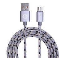 Garbot C-05-10195 USB Kabel 1 m USB A Micro-USB B Silber (C-05-10195) 5714590003758 ( C 05 10195 JAB-6824158 ) USB kabelis